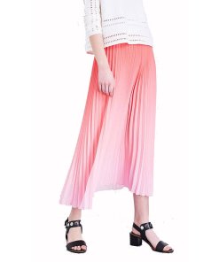 Maje Jonaelle Chiffon Midi Skirt