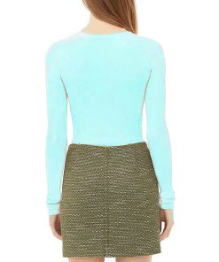 Sandro Sacha Lace-Up Sweater