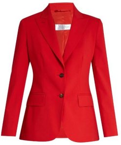 Max Mara Fabia Tailored Wool Blend Jacket
