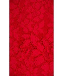 Alexis Odette Velvet Necktie Off-the-Shoulder Lace Dress