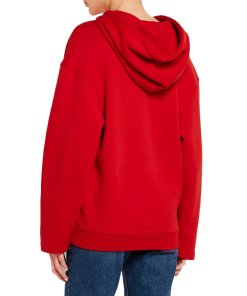 Balenciaga Hooded Cotton Jersey Sweatshirt