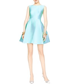 Kate Spade Bow-Embellished Open Pack Mini Dress
