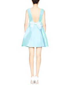 Kate Spade Bow-Embellished Open Pack Mini Dress