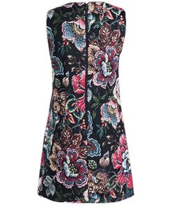 Alice + Olivia Floral Jacquard Mini Dress