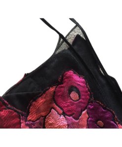 Badgley Mischka Floral Jacquard Fit & Flare Dress