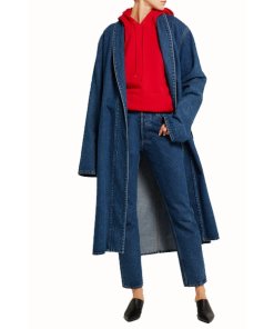 Balenciaga Hooded Cotton Jersey Sweatshirt
