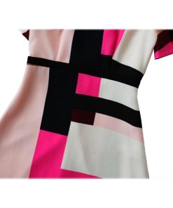 Kate Spade Effie Colorblock Short-Sleeve Dress