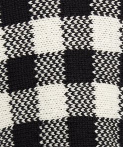 Maje Max Check Knit Top