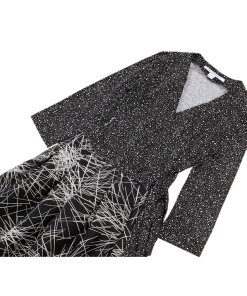 Diane von Furstenberg Jewel Stella & Lightbeam Print Wrap Dress