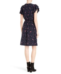 Rebecca Taylor Mia Floral V-Neck Dress
