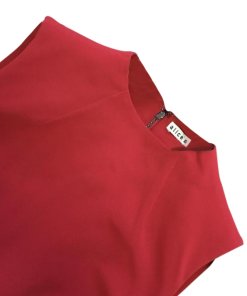 Alice + Olivia Coley Mock Neck A-Line Dress