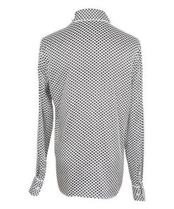 Equipment X Kate Moss Shiloh Star Print Silk Pajama Shirt