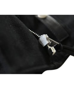Coach 1941 Embellished Leather-Paneled Bomber-Style Biker Jacket