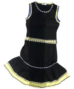 Sandro Nestor Knit Sleeveless Top & Flared Skirt Set