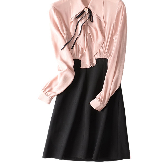 knee length dresses for ladies Miu Miu Black Mini Dress With Sequin Straps And Bow Size Italian 38 main image 0