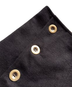 Chloé Button Front Wool Piqué Mini Skirt
