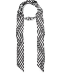 Kate Moss for Equipment Bria Star Print Silk Scarf