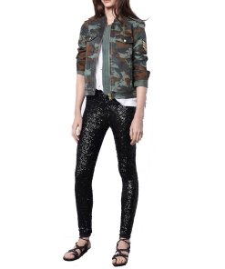 Zadig & Voltaire Kavy Camo Printed Overshirt