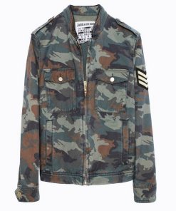 Zadig & Voltaire Kavy Camo Printed Overshirt