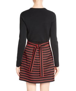 Proenza Schouler Circle Cut-Out Cropped Sweater