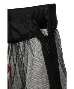 MSGM Two-Tier Tulle Midi Skirt