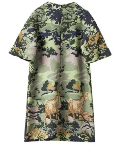 Burberry Forest Tapestry Print Dress
