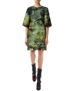 Burberry Forest Tapestry Print Dress