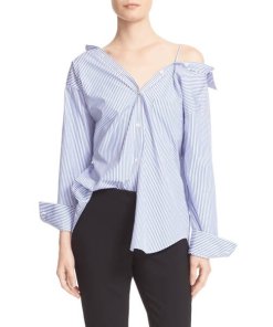 Theory Tamalee Off-the-Shoulder Shirt