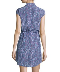 Tory Burch Gigi Printed Mini Shirtdress