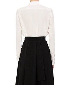 Loewe Cat Embroidered Silk Shirt