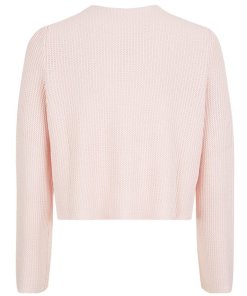 Maje Maroc Eyelet-Detail Cropped Cardigan