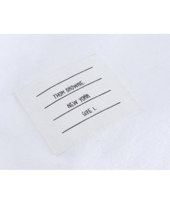 Thom Browne Buttoned Tie Shirtdress
