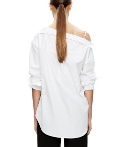 Theory Tamalee Off-the-Shoulder Shirt