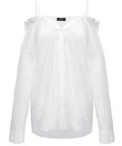 Theory Tamalee Off-the-Shoulder Shirt