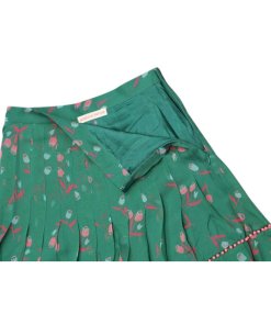 Rebecca Taylor Nouveau Pleated Silk Skirt