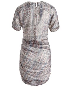 Isabel Marant Liz Draped Printed Mini Dress