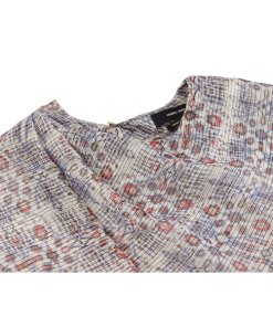Isabel Marant Liz Draped Printed Mini Dress