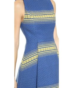 Alice + Olivia Holis Striped Structured Dress