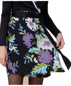 Diane von Furstenberg Curson Floral Banded Wrap Dress