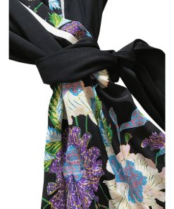 Diane von Furstenberg Curson Floral Banded Wrap Dress