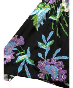 Diane von Furstenberg Curson Floral Banded Wrap Dress