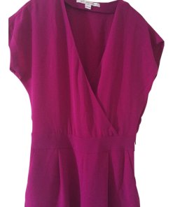Diane von Furstenberg Emerson Crepe Surplice Jumpsuit