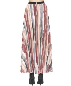 Alice + Olivia Shannon Pleated Maxi Skirt