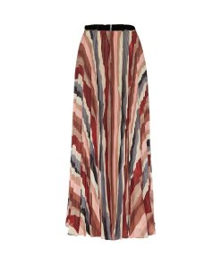 Alice + Olivia Shannon Pleated Maxi Skirt