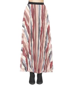Alice + Olivia Shannon Pleated Maxi Skirt