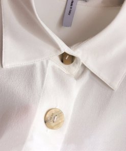 Loewe Cat Embroidered Silk Shirt