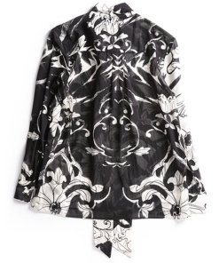 Alice + Olivia Decostroll Silk Blend Blouse
