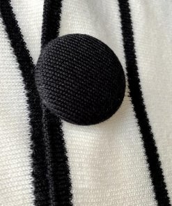Balenciaga Striped Silk Jersey Cardigan
