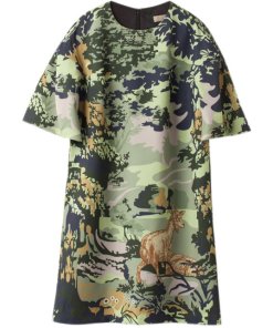 Burberry Forest Tapestry Print Dress