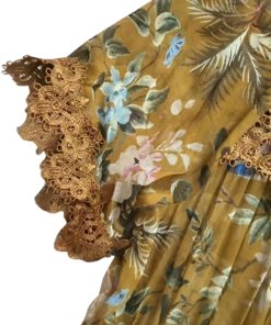 Zimmermann Tropicale Tiered Crinkle Dress